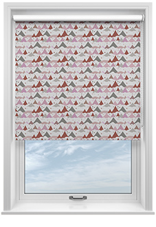 Cloudy Peaks, Petal - Twist&Fit Roller Blind